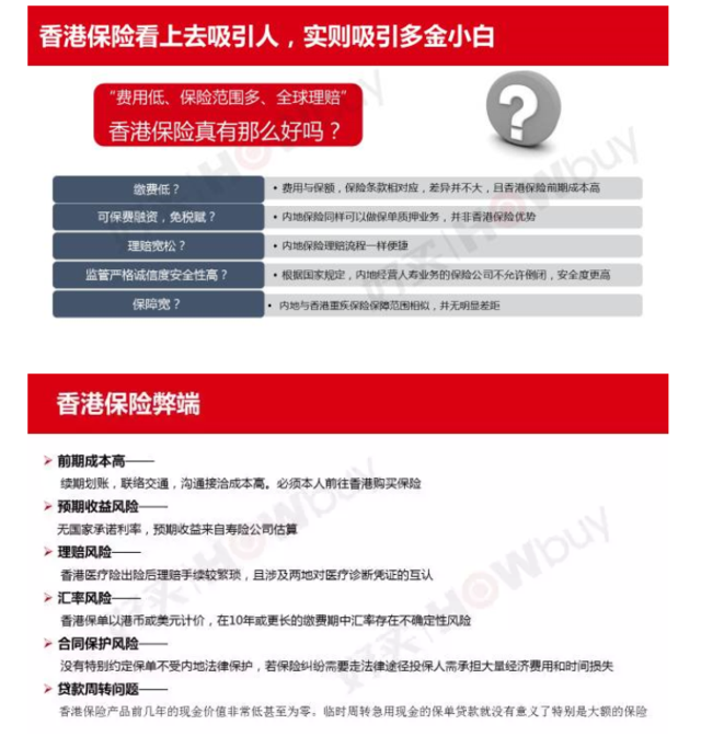 内部资料流出:去香港买保险真的好吗?