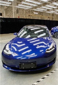 国产特斯拉Model3硬照曝光_副本.jpg